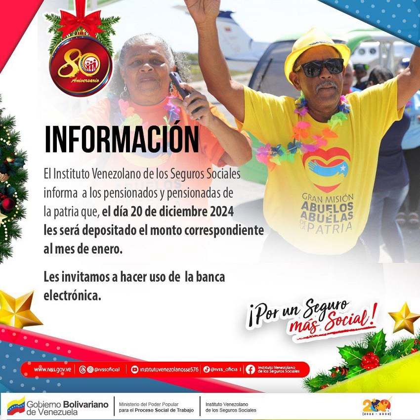 IVSSPagoPensionDiciembre2024MontoEnero2025